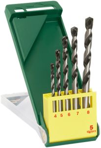 Betoniporanteräsarja Bosch 4-10mm 5-osainen