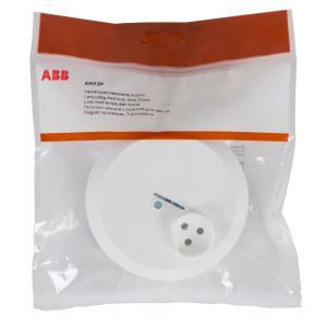 Valaisinpistorasia Kruunu Maadoittamaton ABB