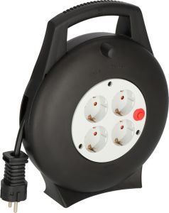 Kaapelikela sisäkäyttöön Brennenstuhl Vario Line musta 10 m IP20