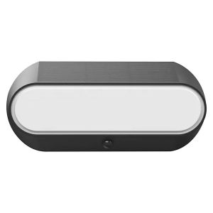 Solar seinävalaisin Lavida musta 5 W