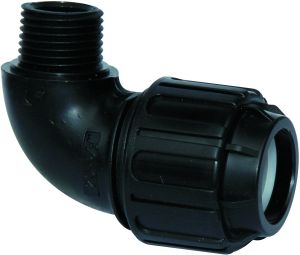 Muoviputkiliitin 20 mm x 1/2 &quot; UK