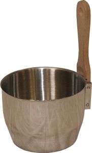 Pieni Saunakiulu Saunia 1 l Ruostumaton teräs