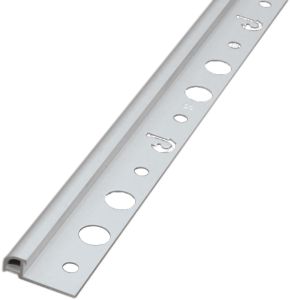 Laattalista Dione 250 cm alumiini 8 mm hopea-anodisoitu