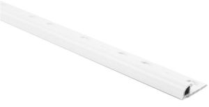 Laattalista Dione 250 cm alumiini 8 mm valkoinen