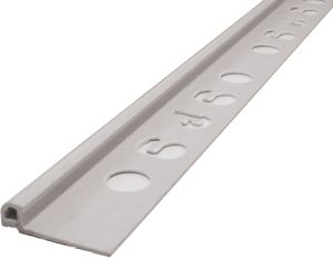 Laattalista Dione 250 cm pvc 6 mm vaaleanharmaa