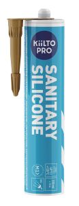 Saniteettisilikoni Kiilto Pro Sanitary Silicone 310 ml, eri värejä