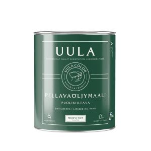 Pellavaöljymaali Uula Puolikiiltävä Valkoinen