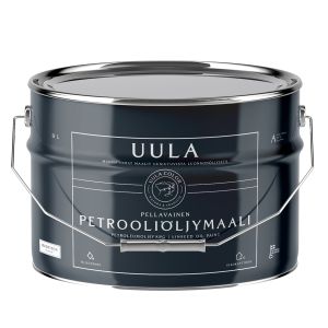 Petrooliöljymaali Uula 9 l Puolihimmeä Valkoinen