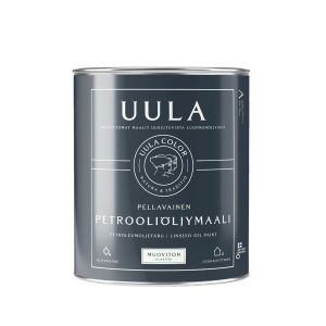 Petrooliöljymaali Uula 0,9 l Puolihimmeä Valkoinen
