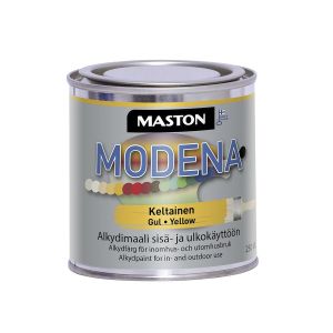 Alkydimaali Maston Modena Keltainen 250 ml