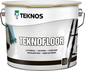 Lattiamaali Teknos Teknofloor Valkoinen