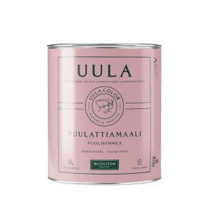 Puulattiamaali Uula Valkoinen Puolihimmeä 0,9 l