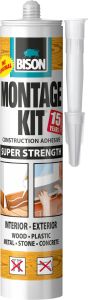 Asennusliima Bison Montage Kit Supervahva 350 ml