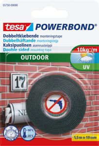 Asennusteippi Tesa PowerBond Outdoor 1,5 m x 19 mm