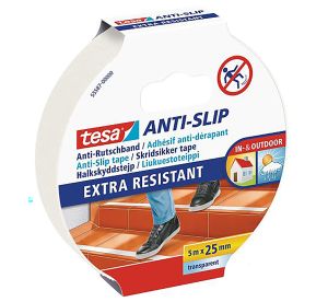Liukuestoteippi Läpinäkyvä 5 m x 25 mm