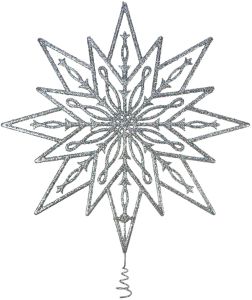 Latvatähti filigraani 25 cm hopea