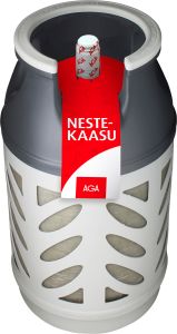 Nestekaasu AGA Komposiittipullo 10 kg Täyttö