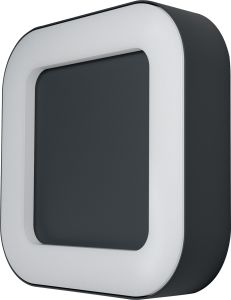 Ulkoseinävalaisin Ledvance Square LED IP44 Antrasiitti