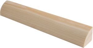 Hobbylista Maler neljännespyöreä mänty puuvalmis 21 x 21 x 1000 mm