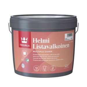 Lista- ja ovimaali Tikkurila Helmi Listavalkoinen puolihimmeä