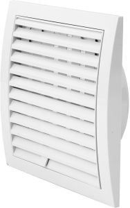 Tuuletusritilä Europlast Valkoinen 150 x 150 mm ⌀ 100 mm Säädettävä