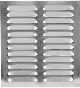 Tuuletusritilä Europlast Galvanoitu 260 x 280 mm