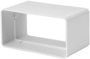 Kanavaliitin Europlast Valkoinen 220 x 55 mm