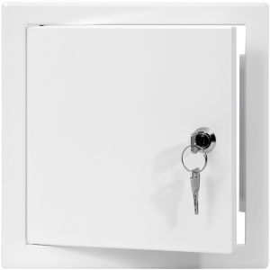 Tarkistusluukku metallia Europlast lukolla, 600 x 600 mm