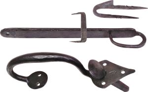 Maalaistyylinen ovenkahva Saaremaa Sepad Musta