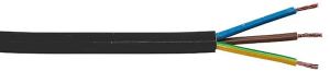 Kumikaapeli Kabelexpress H05RR-F 3 x 1,5 mm² musta 5 m
