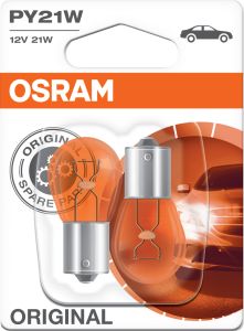 Polttimo Osram Original Vilkkuvalo 7507 PY21W 2 kpl
