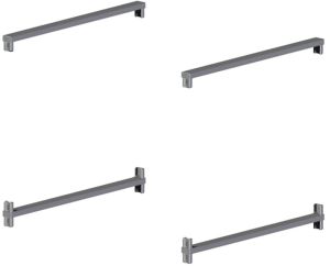 Poikkituki Lundbergs Perussarja 550 mm Hopea