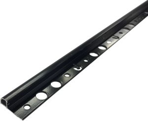 Laattalista Dione 250 cm alumiini 10 mm musta