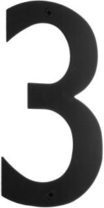 Talonumero Beslagsboden Matta Musta RST Nro. 3