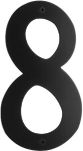 Talonumero Beslagsboden Matta Musta RST Nro. 8