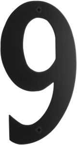 Talonumero Beslagsboden Matta Musta RST Nro. 9