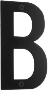 Talokirjain Beslagsboden Matta Musta RST B