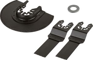 Teräsarja monitoimityökalulle Wolfcraft Puu Metalli