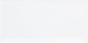 Seinälaatta Biselado Blanco Brillo  7,5 x 15 cm