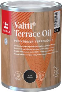 Valtti Kaluste- ja Terassiöljy Musta