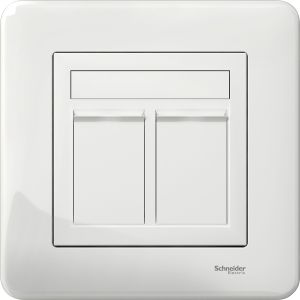 Datapistorasia Schneider Electric Exxact Valkoinen 2 X RJ45 CAT 6 UTP