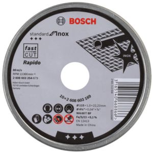 Katkaisulaikka Bosch 115 x 1,0mm