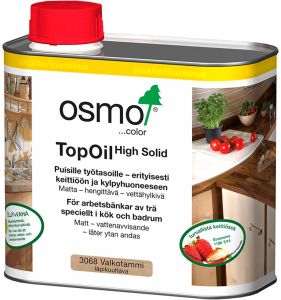 Öljyvaha TopOil 3068 Valkotammi 0,5 l Työtasoille