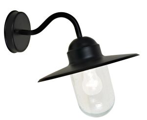 Ulkoseinävalaisin Airam Arvika musta Ø 37 cm IP44