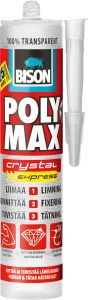 Rakennusliima- ja tiiviste Bison Poly Max Crystal Express