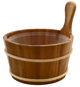 Saunakiulu Saunia lämpökäsitelty puu 4 l