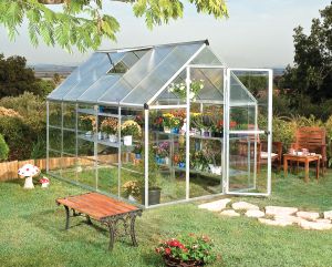 Kasvihuone Palram-Canopia Hybrid 5,6 m² (185 x 305 cm)