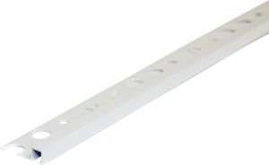 Laattalista Dione 250 cm 8 mm valkoinen