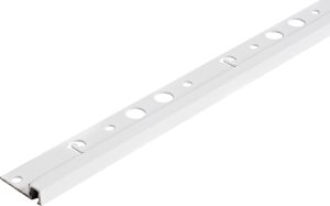 Laattalista Dione 250 cm alumiini 10 mm valkoinen