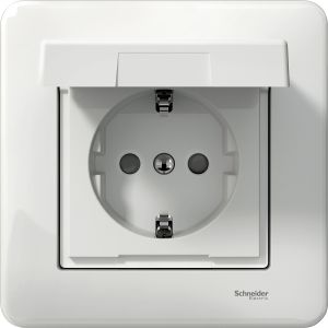 Pistorasia Schneider Electric Exxact 1 -osainen Valkoinen IP44